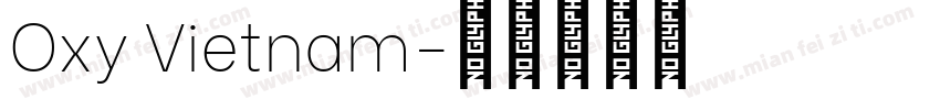 Oxy Vietnam字体转换